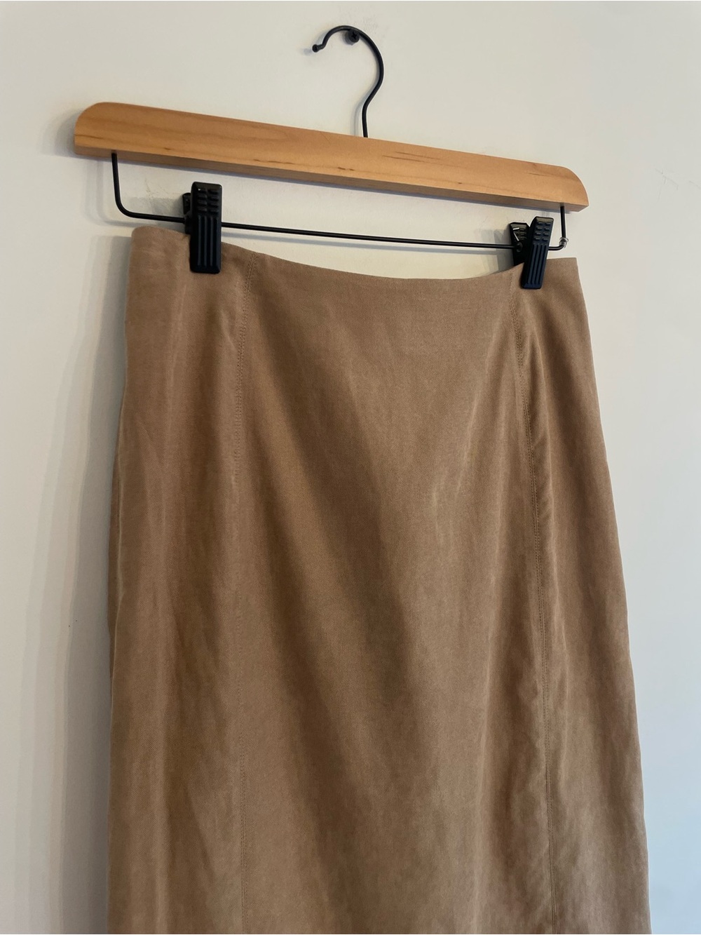 Women’s Y2K Faux Suede Maxi Skirt
